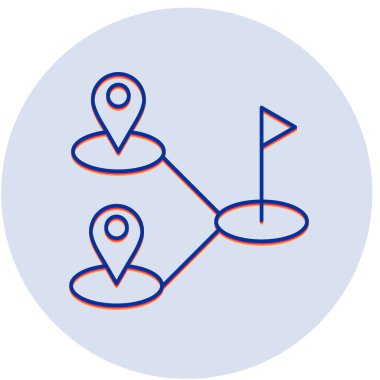 Hedef Simge, vektör illüstrasyonu