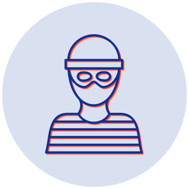 Gözlüklü adam, vektör simgesi