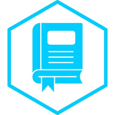 kitap simgesi, vektör illüstrasyonu