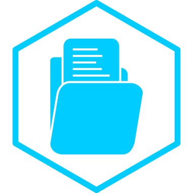 Belge. Web simgesi basit illüstrasyon