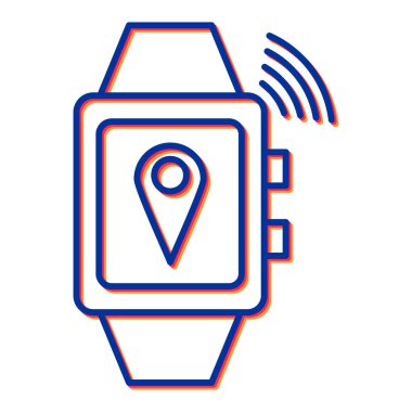 Akıllı saat, vektör illüstrasyonu