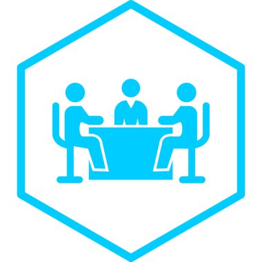 iş takımı simgesi vektör illüstrasyonu