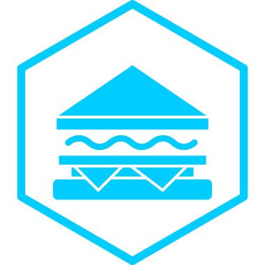 Askeri bıçak ikonu. vektör illüstrasyonu