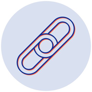 Bağlantı simgesinin vektör illüstrasyonu