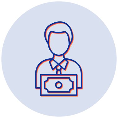 Yatırım simgesi, vektör illüstrasyonu