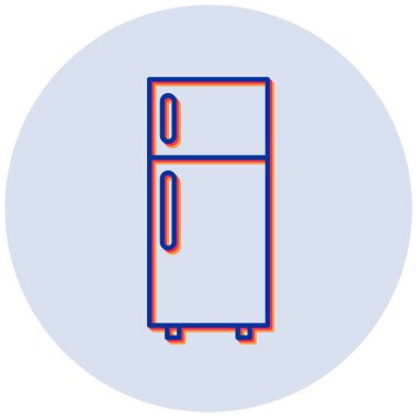 buzdolabı vektör simgesi modern basit tasarım