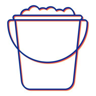 Kova. Web simgesi basit tasarım