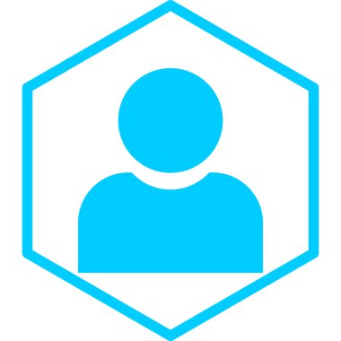 kullanıcı. Web simgesi basit illüstrasyon