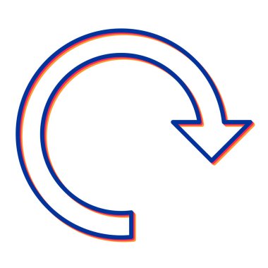 ok simgesi vektör illüstrasyonu