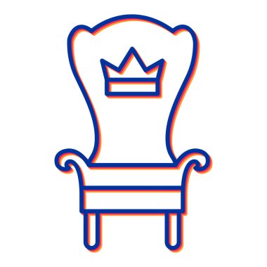 Bir kanepenin vektör illüstrasyonu