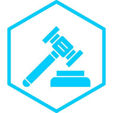 kanun simgesi vektör illüstrasyonu