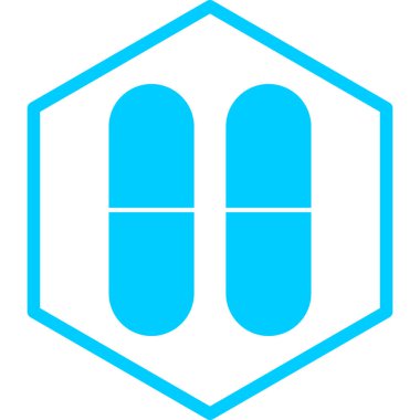 Hap. Web simgesi basit illüstrasyon