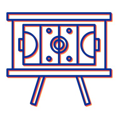 Basit vektör illüstrasyonu, web simgesi 