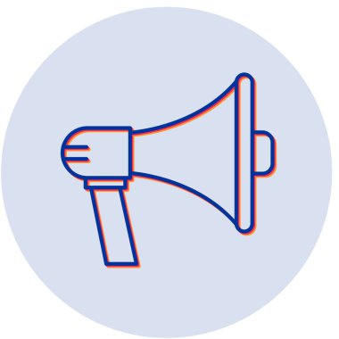 Pazarlama. Web simgesi basit illüstrasyon