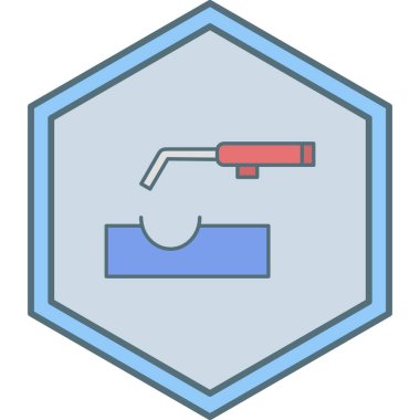 Yapı ve onarım simgesinin vektör illüstrasyonu