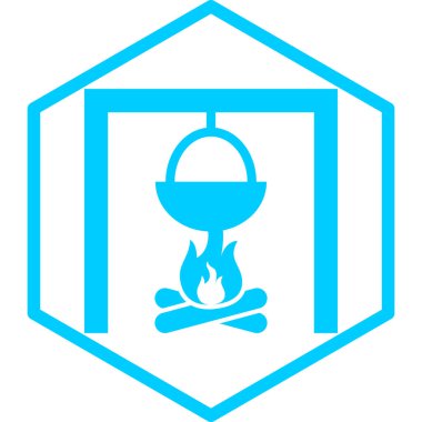 Bavul. Web simgesi basit illüstrasyon