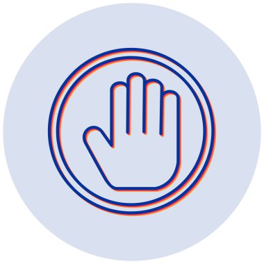 Simge vektör çizim durdurmak