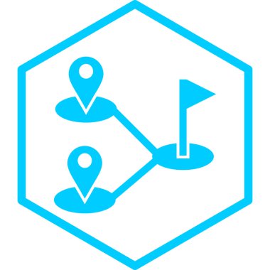 golf. Web simgesi basit illüstrasyon