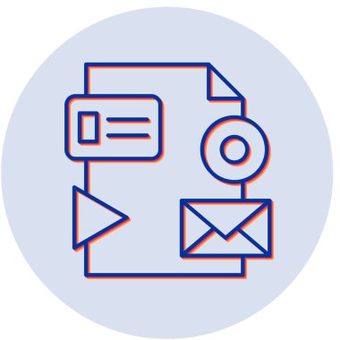 Markalaşma simgesinin vektör illüstrasyonu