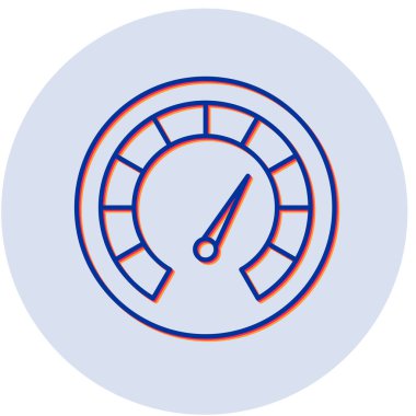 Analog Metre simgesinin vektör çizimi