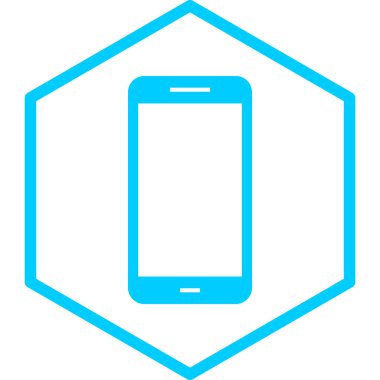 Akıllı telefon. Web simgesi basit tasarım