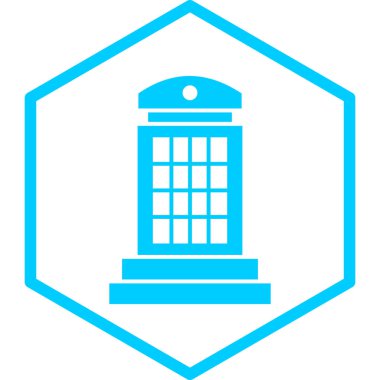 Otel simgesinin vektör illüstrasyonu