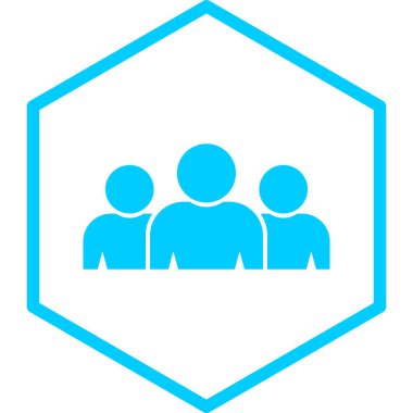 İnsan simgesinin vektör illüstrasyonu