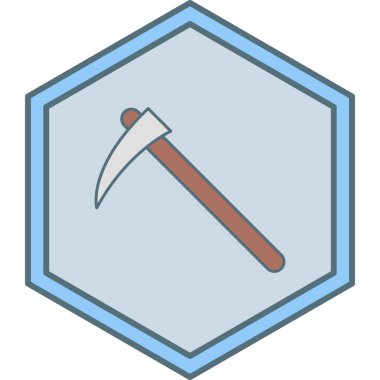 Tek bir simgenin vektör illüstrasyonu