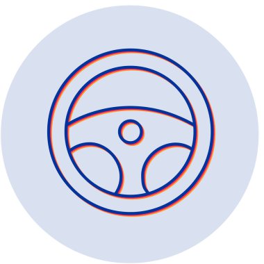 direksiyon simgesi vektör illüstrasyonu