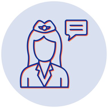 avatar. Web simgesi basit illüstrasyon