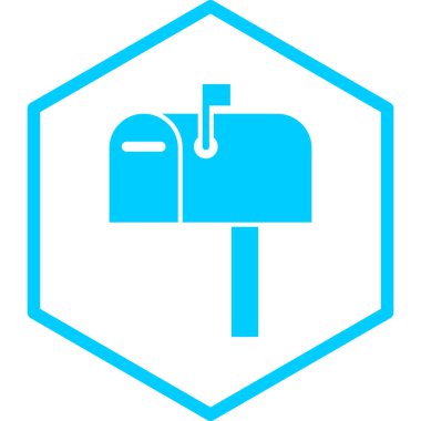 E- posta simgesi vektör illüstrasyonu