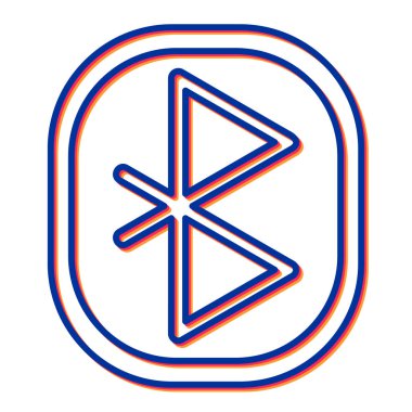 Bir yıldız simgesinin vektör illüstrasyonu