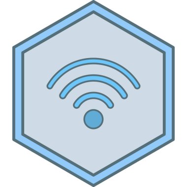 wifi simgesi vektör illüstrasyonu