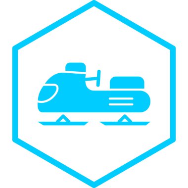 Askeri tank ikonu. Web tasarımı için gemi vektör sembolünün basit çizimi