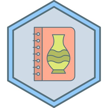 kitap simgesi vektör illüstrasyonu