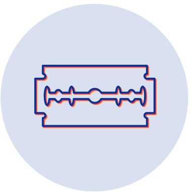 Razor Blade simgesinin vektör çizimi