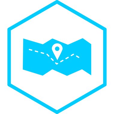 Harita iğnesi. Web simgesi