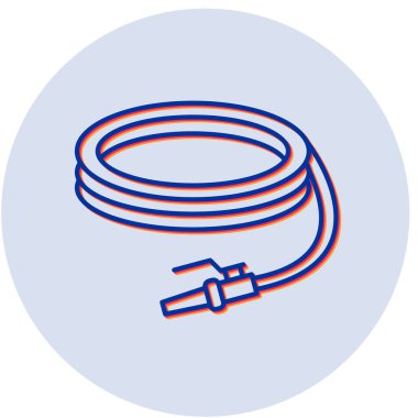 Su Hortumu simgesinin vektör illüstrasyonu