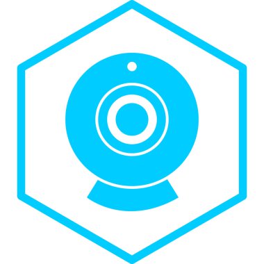 Web kamerası. Web simgesi basit illüstrasyon