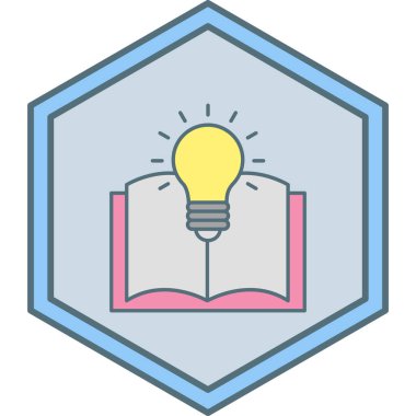 Kitap. Web simgesi basit illüstrasyon