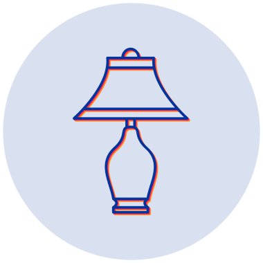 Lamba. Web simgesi basit illüstrasyon