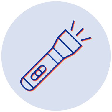 el feneri. Web simgesi basit illüstrasyon