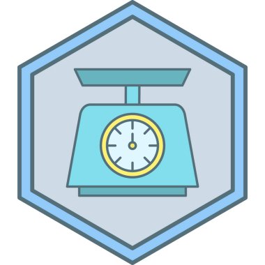 Ölçek. Web simgesi basit illüstrasyon