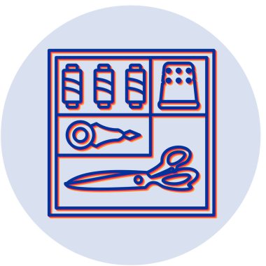 Araç kutusu simgesinin vektör illüstrasyonu