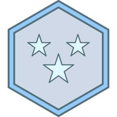 yıldız simgesi, vektör çizimi