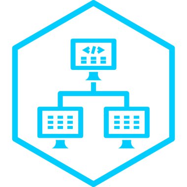 Veri analiz simgesi, vektör illüstrasyonu