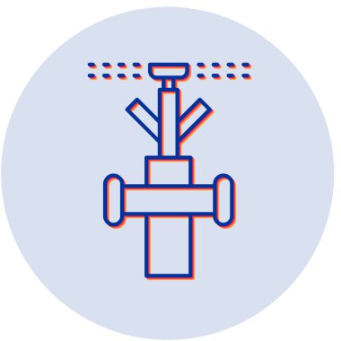 Fıskiye simgesinin vektör çizimi