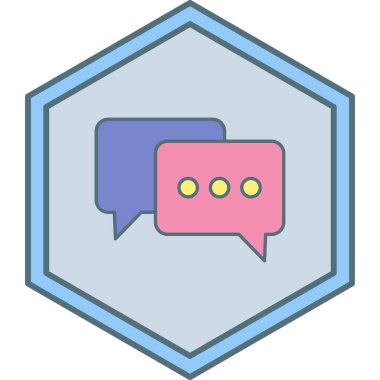 Sohbet balonu Web simgesi