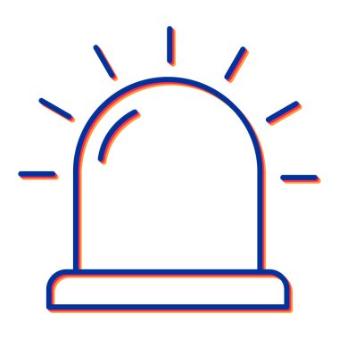 Alarm çanı simgesi, vektör çizimi