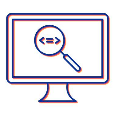 seo modern simgesinin vektör illüstrasyonu